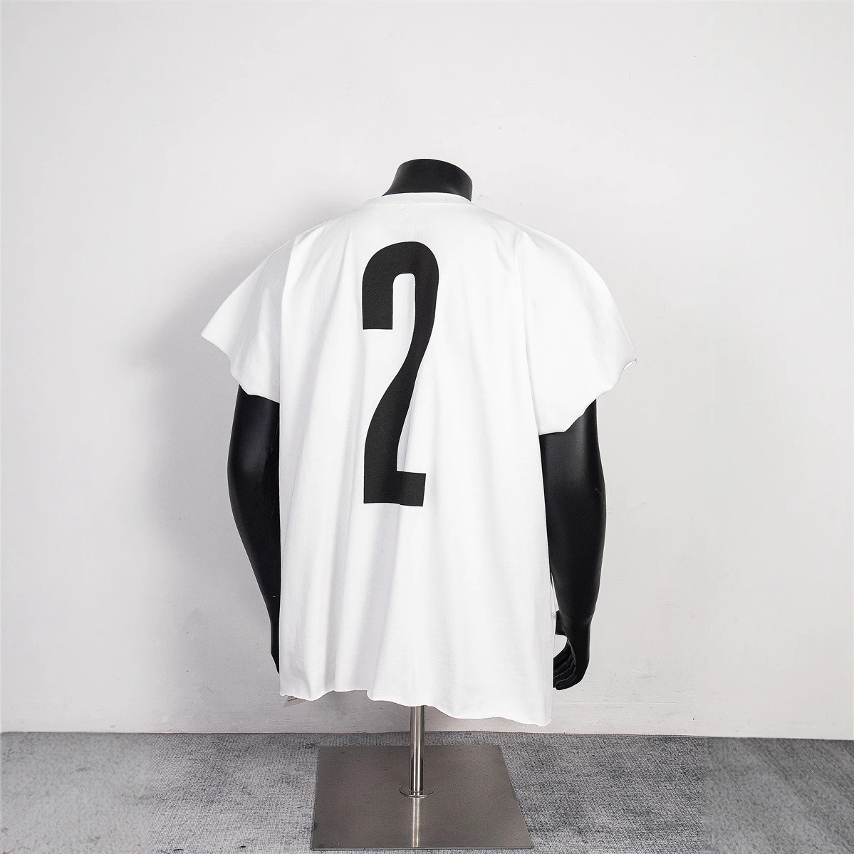 Loose-Fit Combed Cotton Short-Sleeve T-Shirt with Letter Print | Breathable