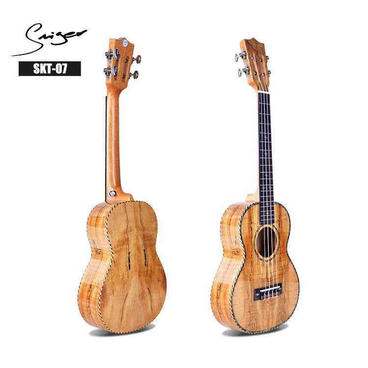 Укулеле 23 дюйма 26 дюймов Ukri Small Guitar Barrel Full Wooden Wooden Polished Guitar