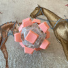12-key transparent shell-pink cap