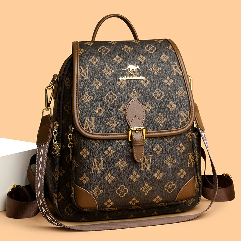 Backpack, capacious shoulder bag for traveling