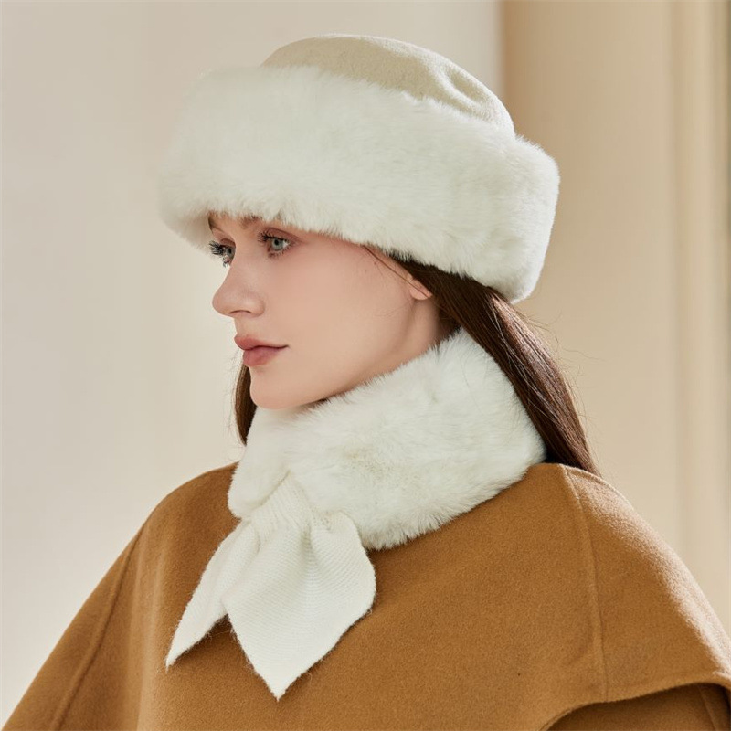Gorro ushanka y cuello térmico para hombre peluche invierno_voghion.com