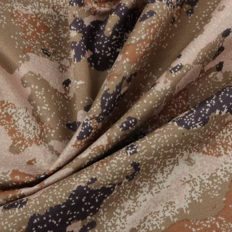 新款XK荒漠涤棉混纺迷彩面料加厚涤棉迷彩布头盔罩布迷彩服装面料
