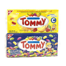 泰國進口糖果 UNITED牌Tommy水果味軟糖什錦彩虹糖12包入 mm豆