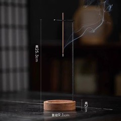 お香器の線香炉のお香を逆さまにかけて、家庭用室内のホノルルのお香を挿します。