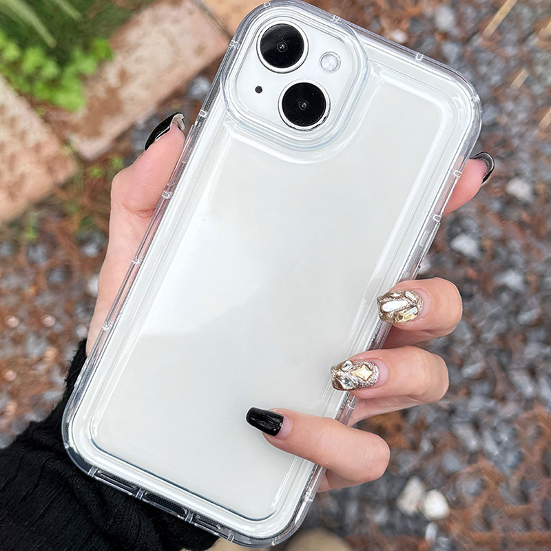 Air Bag Protective Case Iphone17Air/16Promax Transparent and Simple Suitable for Apple 14/15/13 Protection 11