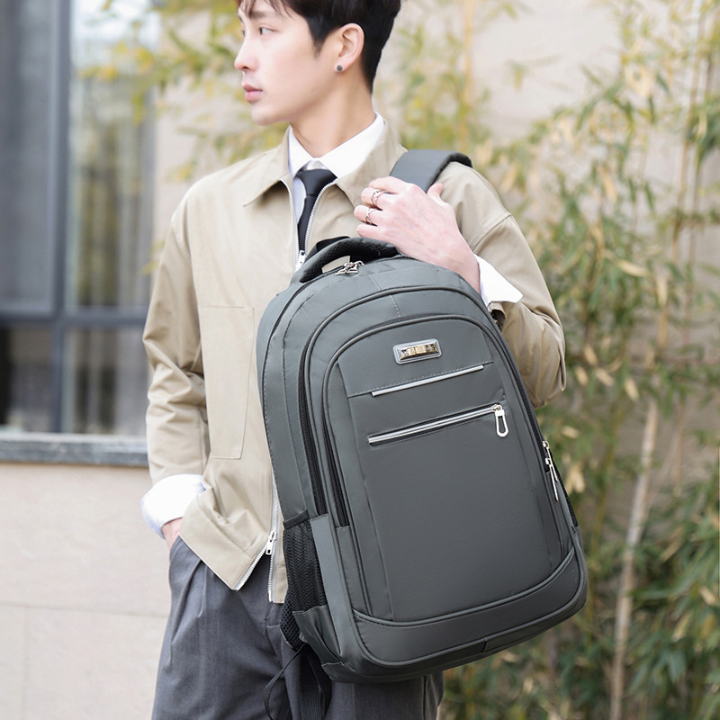 New for men, large capacity computer travel bag, business backpack, middle and high school student backpack_voghion.com