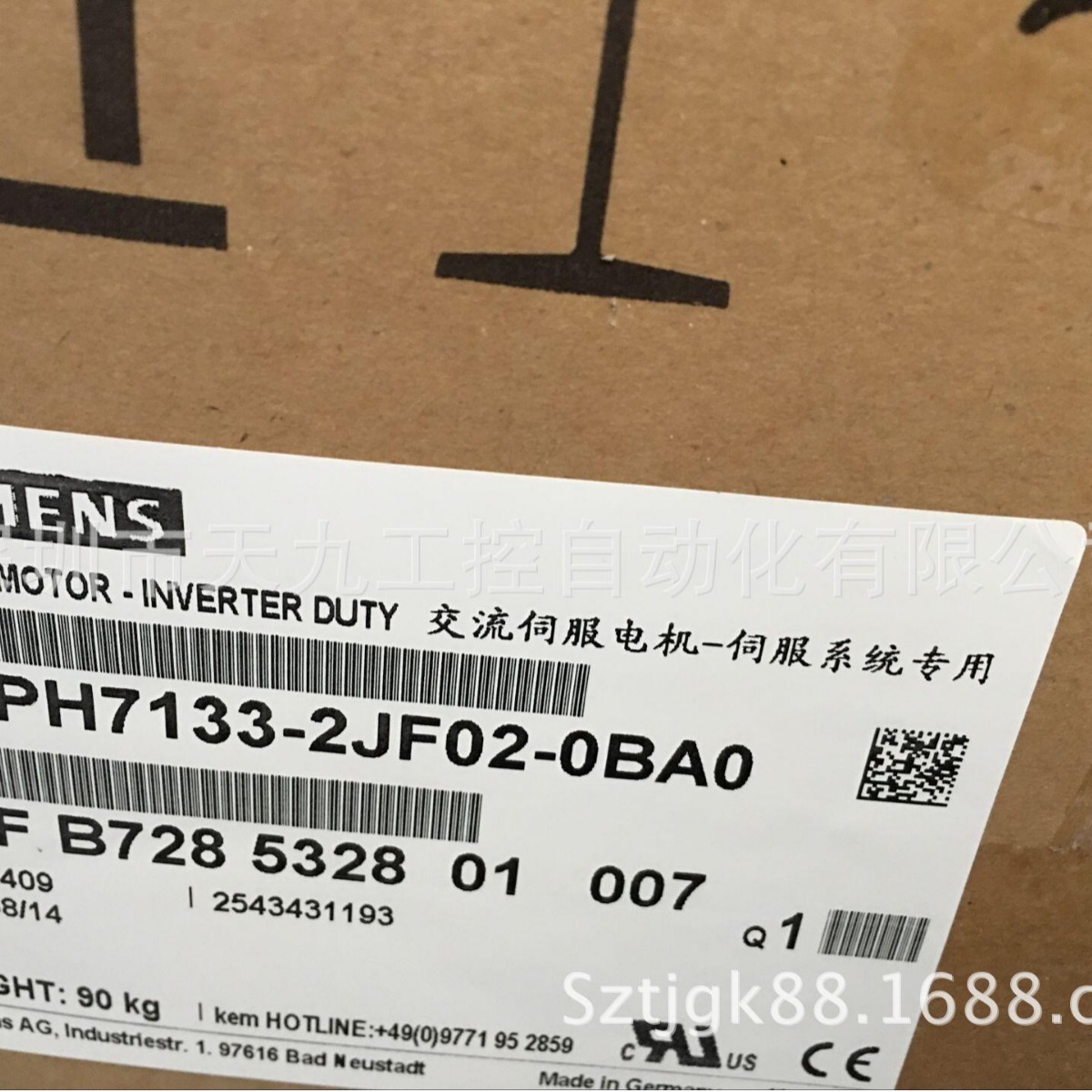 1FT6105-8AC71-4FH1西门子电机 6FC5203-0AF10-2AA0