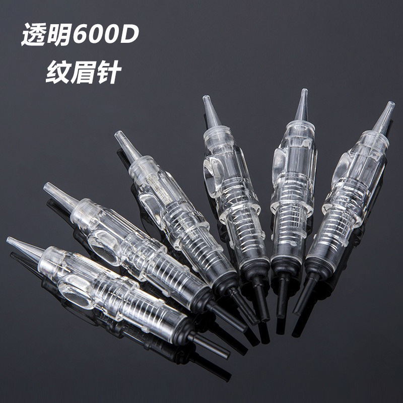 Transparent 600D Eyebrow Tattoo Needles, Electric Current Instrument Needles, Tattoo Needles, Lip Mist Eyebrow Tattoo Needles, Lip Bleaching, Eyeliner Electric Current Instrument Needles