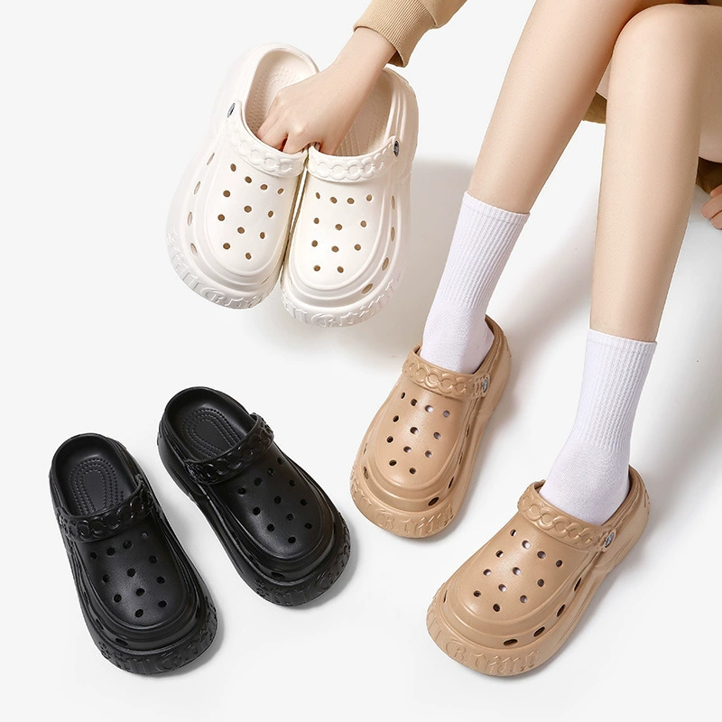 High beach sandals, summer fashionable slippers platform, footwear