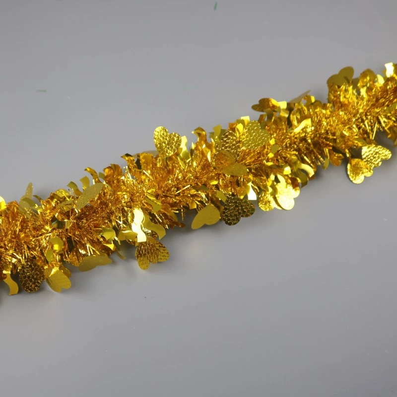 Fiesta de Navidad transfronteriza decoración de piedra cimetiera amor tira de color dibujo de flores para eventos de boda tira de lana