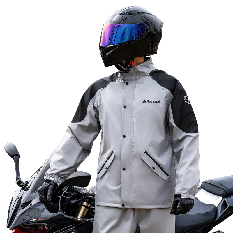 Impermeable para Motociclistas, Impermeable para Adultos, Impermeable de Dos Piezas, Traje para Hombre, Impermeable de Cuerpo Completo para Repartidores