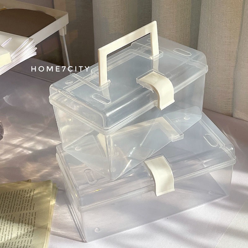 Simple INS storage box transparent medicine box Student dormitory…