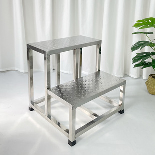 Hospital Gynecological Examination Footstool Thickened Single and Double Three-Layer Stainless Steel Footstool Non-Slip Step Stool Footstool