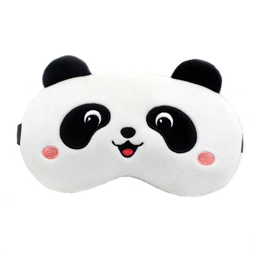 Panda Sleeping Eye Mask Relieves Fatigue Cute Cartoon Ice Mask Shading Children’s Eye Mask for Men and Women Annual Party Souvenir