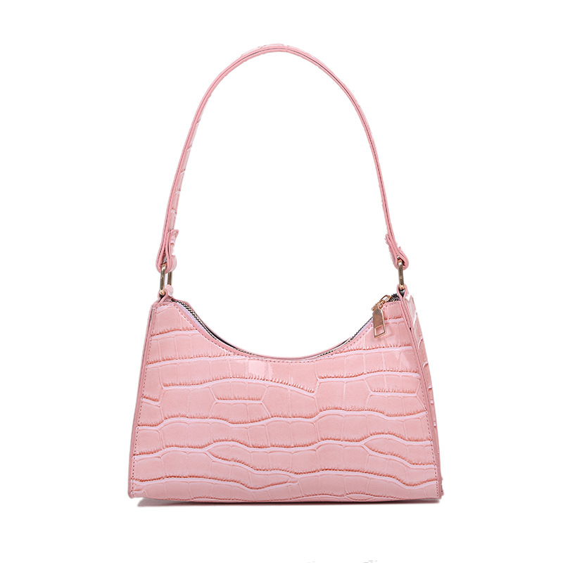 Underarm Bag Crocodile Pattern Shoulder Handbag Temperament Trend Chain Bag Female Net Red Mobile Phone Bag