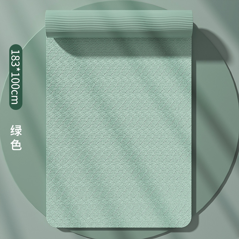 家用跳操舞蹈瑜伽垫高级透气加长防滑垫子地垫隔音超大双人健身垫|undefined
