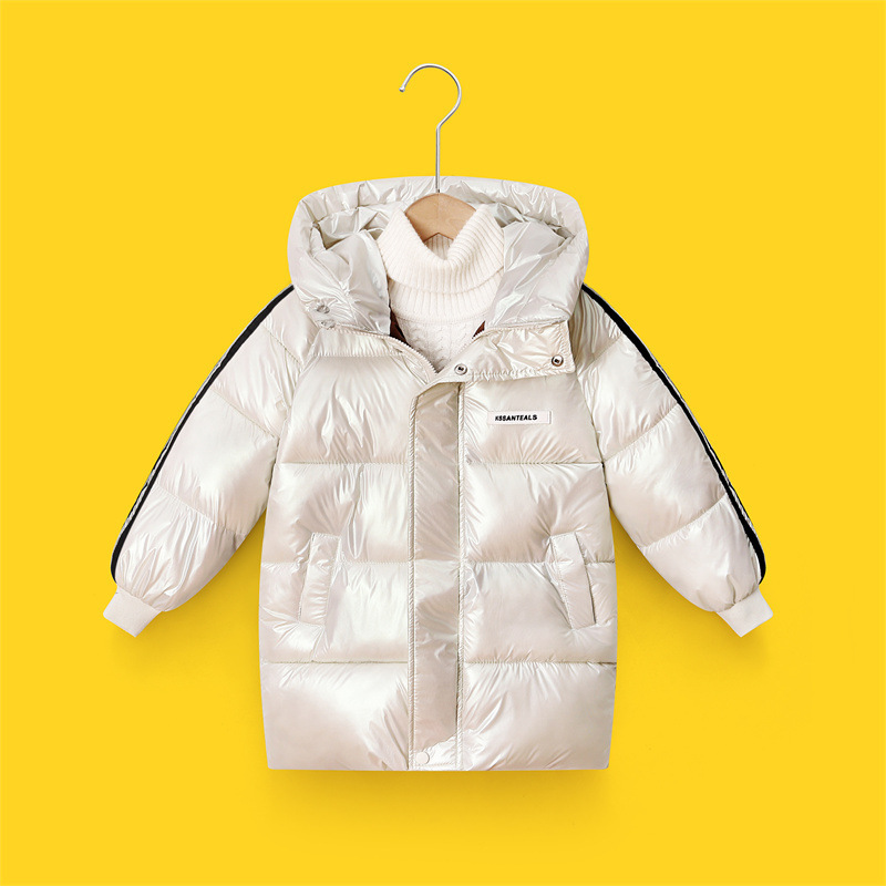 839 invierno y otoño sin lavado nuevo niño grueso chaqueta de algodón largo para niños y niñas chaqueta de algodón grueso caliente ropa de algodón para niños