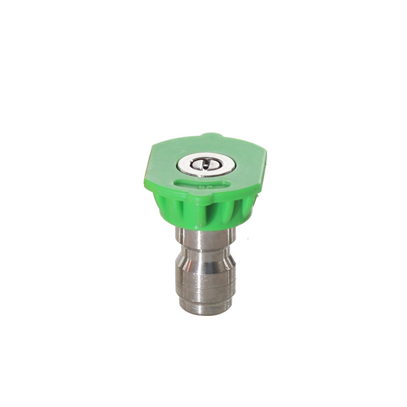 En stock Venta caliente ultra-alta presión lavadora de coches boquilla de acero inoxidable lavadora pistola de agua 1/4 conexión rápida serie de boquillas de cinco colores