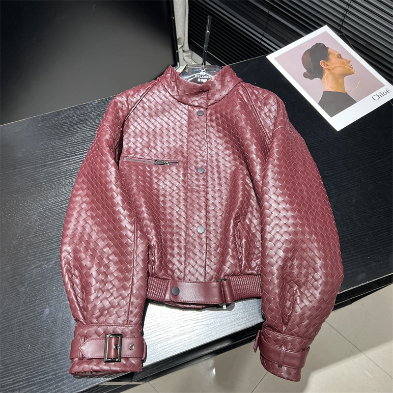 Real Leather Jacket Womens 2024 Winter New Lamb Real Leather