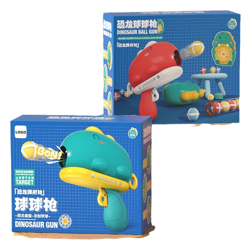 Bola de dinosaurio para niños transfronterizos objetivo bola pegajosa tiro juguetes interactivos niños y niñas bebé juguetes para niños al por mayor