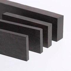 紫光檀木材ホルダーパッチ黒檀木材ブレスレット彫刻ブランドペンダント黒檀クラブ生け花材料