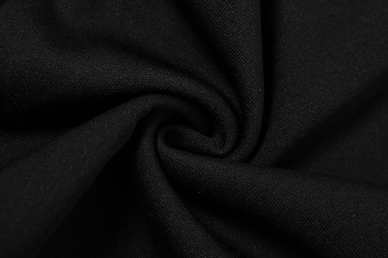 Autumn Winter Women Clothing Sexy Low Cut Color Contrast Base Knitting Casual Jumpsuit Women