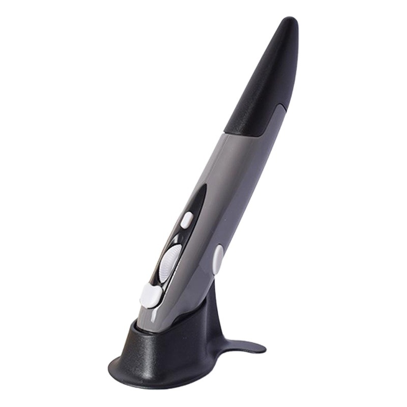 2,4g de ratón inalámbrico pluma personalizada creativa vertical en forma de pluma ratón accesorios de computadora Stylus dibujo Oficina fábrica