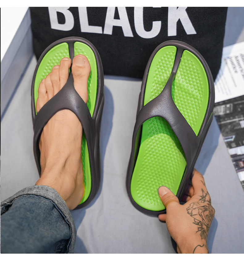 Comfortable Summer Beach Sandals For Men Non-slip Flip-flops_voghion.com