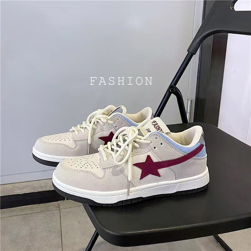 2023 Autumn New Star sneakers female ins trendy versatile student casual couple Harajuku Hong Kong style sneaker 2023 Autumn New Star sneakers female ins trendy versatile student casual couple Harajuku Hong Kong style sneaker