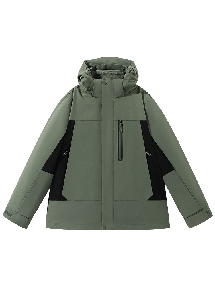 Wang Erbo, el mismo estilo, chaqueta tres en uno Yaya, 25 nuevos trajes de trabajo, ropa de Parker de tres pruebas, abrigo grueso y cálido