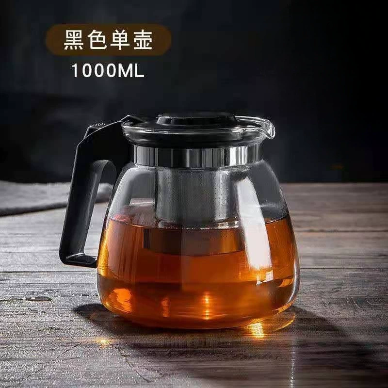 Glass Teapot, Large Capacity 1–2 L, Multi-Cup Tea Set Options