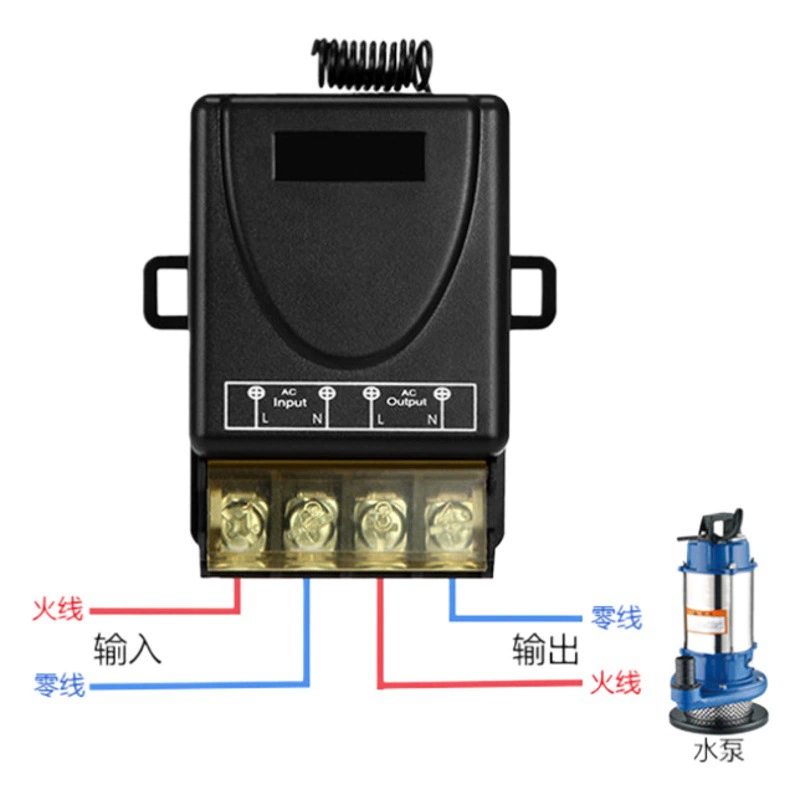 Мощный водяной насос 220V интеллектуальный пульт дистанционного управления выключатель питания пульт дистанционного беспроводного пульта 30A
