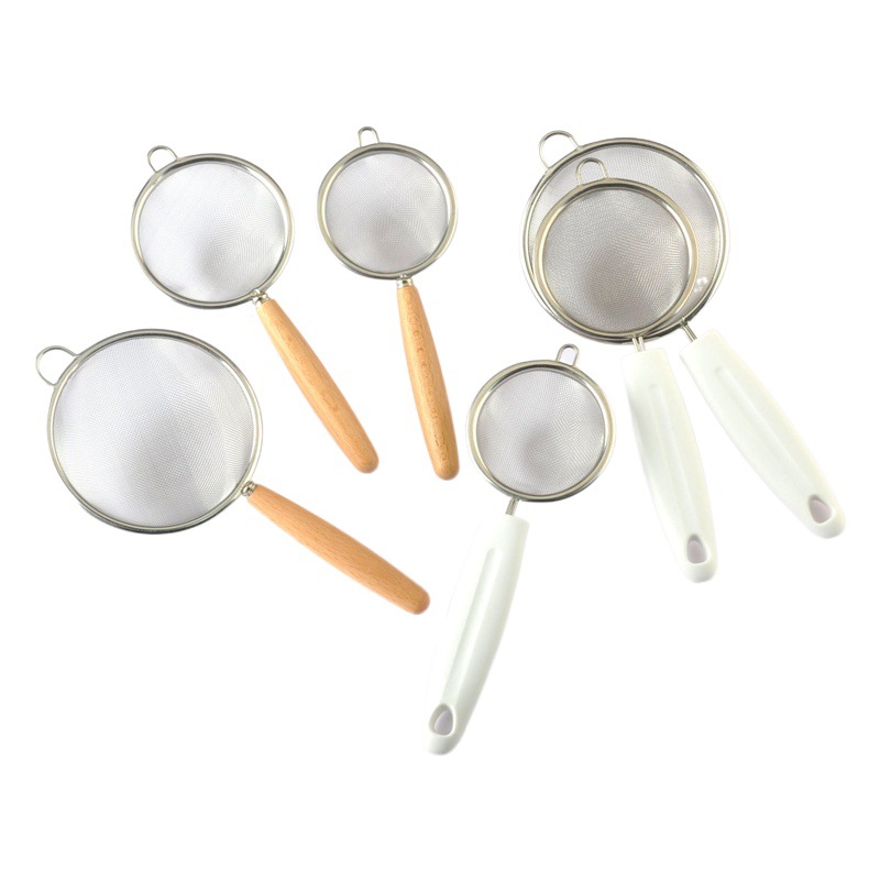 Baby Food Filter Sieve, Fine Mesh for Infants, Suitable for Soy Milk and Fruit Juice, Small Kitchen Strainer for Eggs
