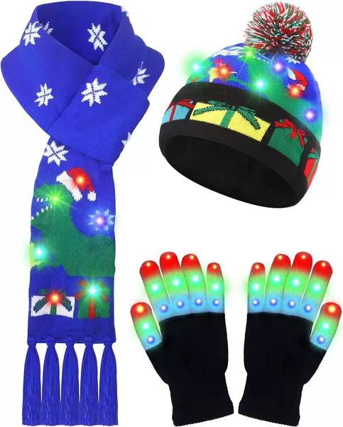 Dinosaur, scarf, set