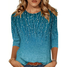 P 77791 Women's 3/4 sleeve tee Ůʿ�߷��� T ���羳����ͨ