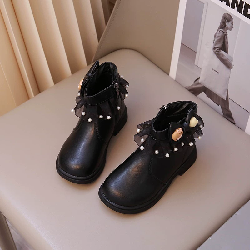 Martens, children's footwear, low boots, shoes for princess, autumn, for teenagers