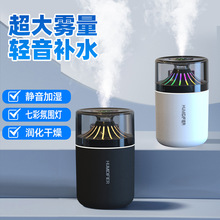 2025迷你加湿器车载usb家用多功能静音小型雾化喷雾机跨境氛围灯
