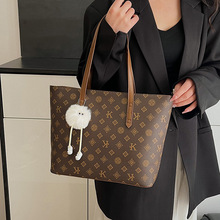 跨境女包时尚大容量托特包上班通勤手提包欧美复古百搭单肩包bags