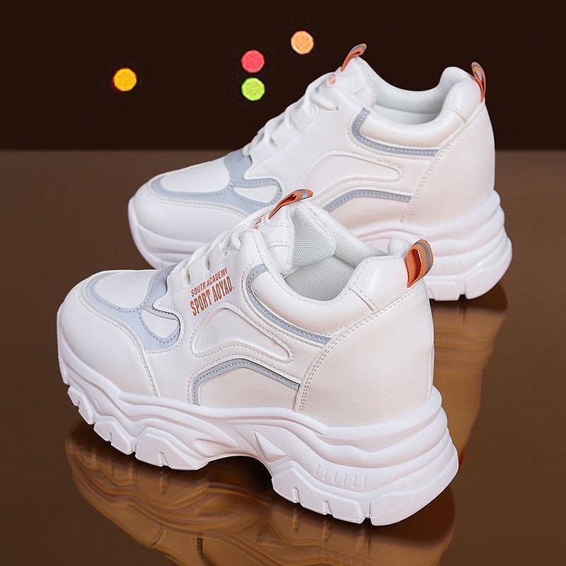 老爹鞋女2024春秋新款潮气质百搭运动内增高女鞋小白鞋显小脚锦锦