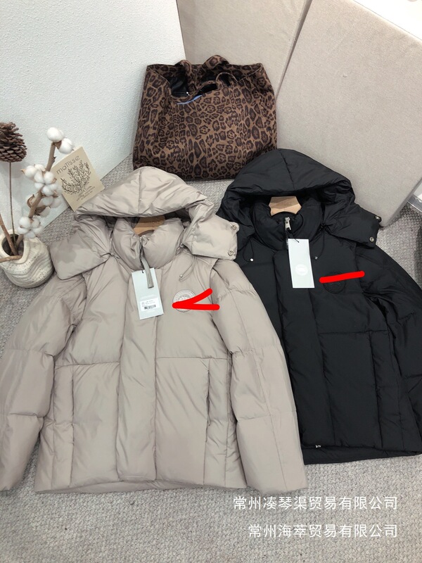 Canada Goose Cross-Border Goose down Jacket with Detachable Vest, Black Label, Short Style, Thickened Coat, Jacket Wholesale