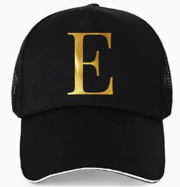 English Letter Trucker Cap 26英文字母印花棒球帽男女情侣网帽|undefined