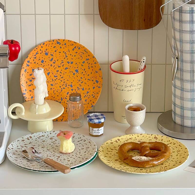 Original Bamboo Fiber Dinner Plate, Anti-Fall Dinner Plate, Dessert Bread Plate, Bamboo Fiber Eco-Friendly and Anti-Fall Picnic Plate Original Bamboo Fiber Dinner Plate, Anti-Fall Dinner Plate, Dessert Bread Plate, Bamboo Fiber Eco-Friendly and Anti-Fall Picnic Plate