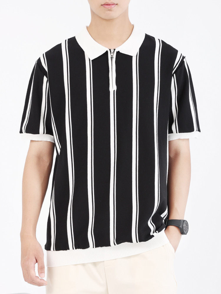 Personalizado comercio exterior transfronterizo polo hombre estilo de moda de alta calidad camiseta de jersey de hielo hombre camiseta de manga corta hombre