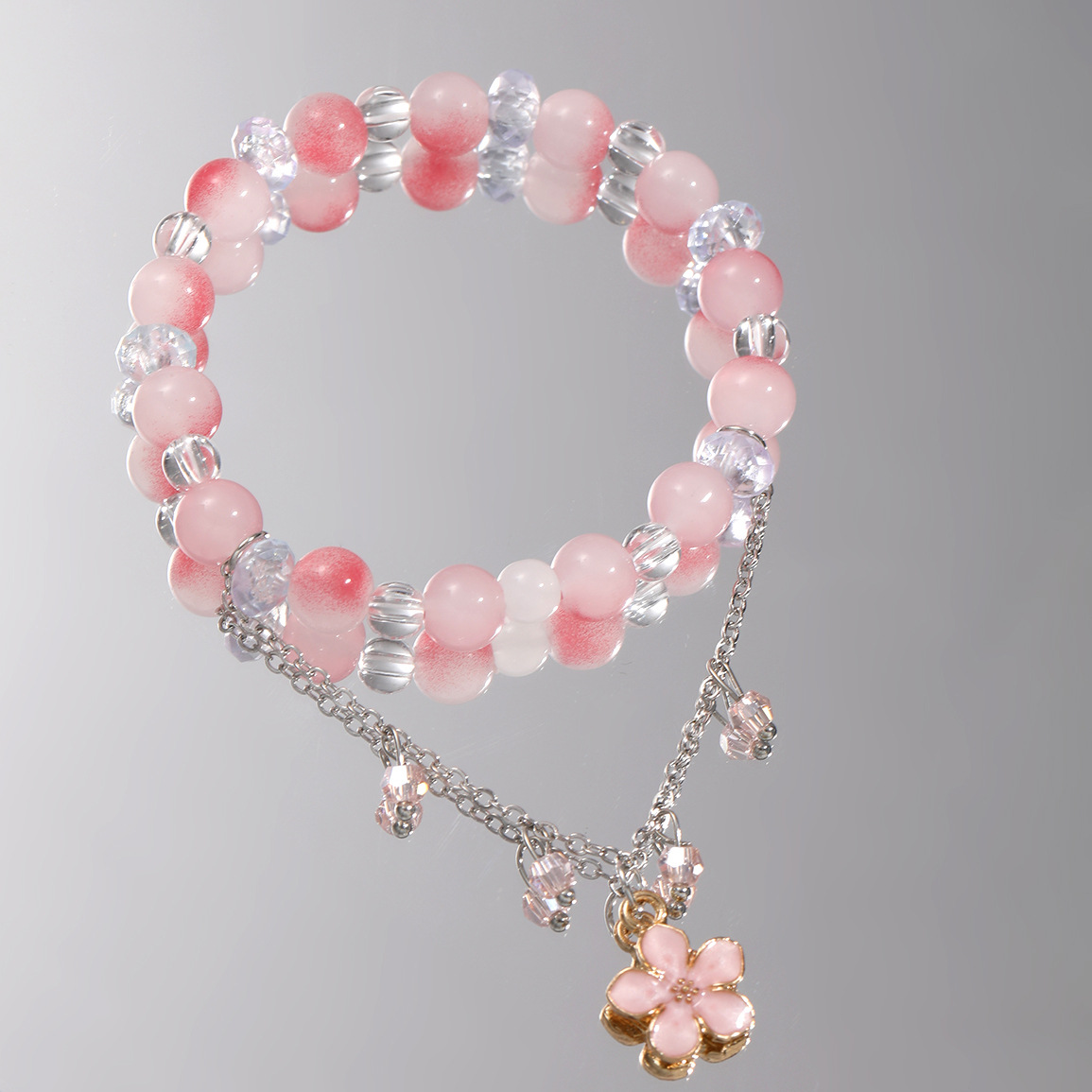 Bracelet de perles papillon style féerique bijoux de luxe_voghion.com