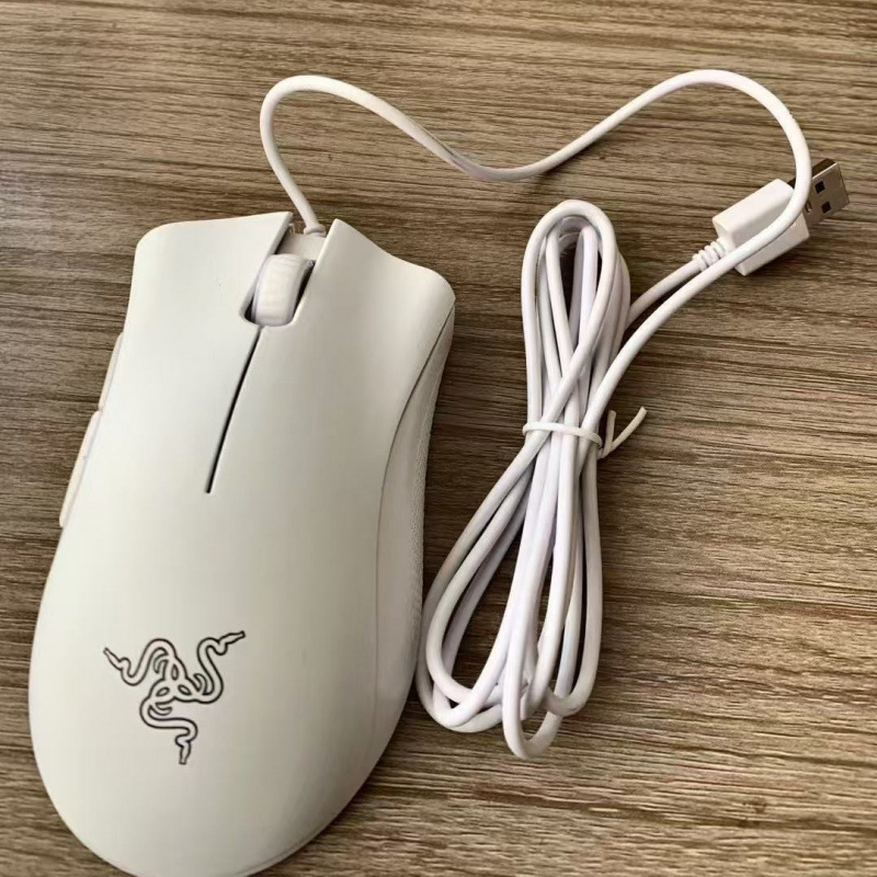 批发标准版有线鼠标游戏电竞Deathadder Essential白批发|undefined