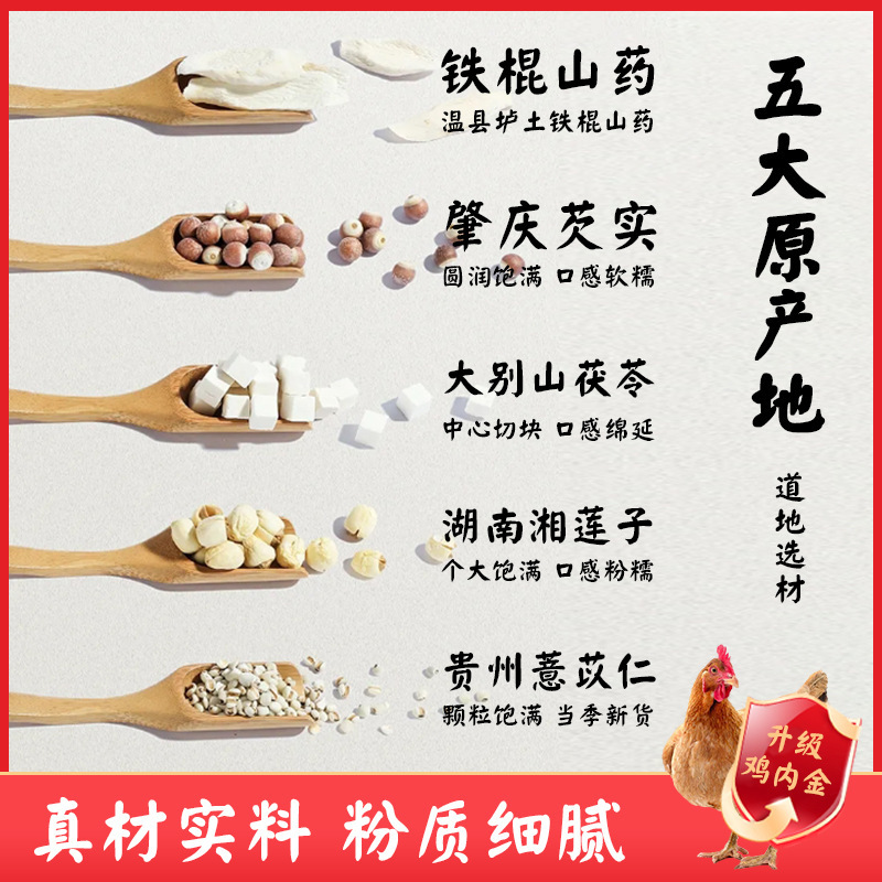 五行健脾粉末 500g 缶詰軽食 低脂肪食品 健康食品 調理済み粉末 大麦蓮の実 フェンネル ミールリプレイスメントパウダー|undefined