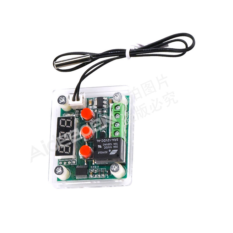 W1209 Digital Thermostat Module High-Precision Digital Display Refrigerator Temperature Controller Switch Hot and Cold 5V12V24V