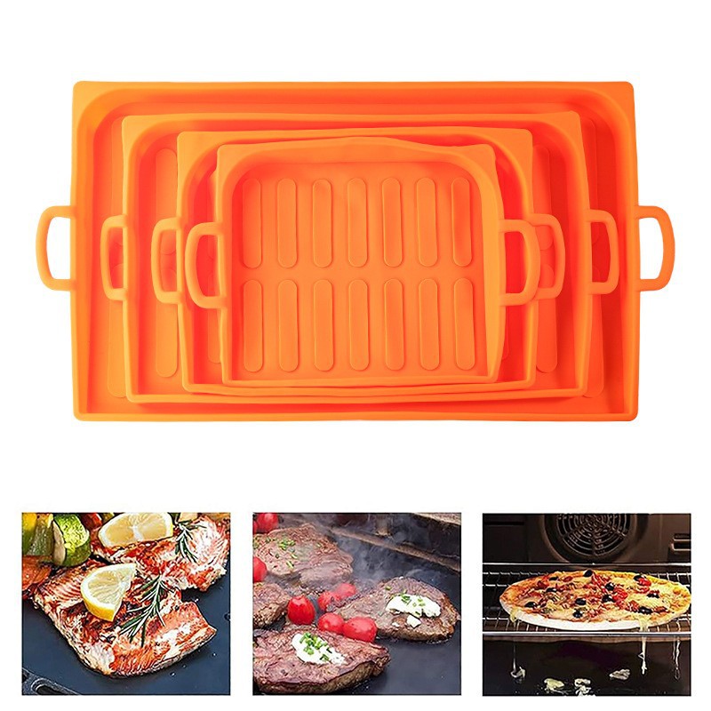 Cross-Border New Product Silicone Oven Protective Pad Oven Insect-Proof Crawling Pad Baking Pan Barbecue Protective Pad Silicone Protective Cover
