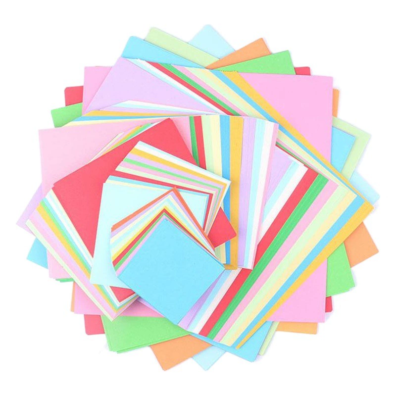 15 см Квадратная цветная бумага для детей ручной работы оригами Цветная бумага ручной работы