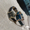 Small square watch, swiss watch, quartz watches, city style, simple and elegant design